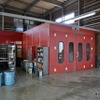 安田工場内には水性対応の塗装ブースが2基設置されている