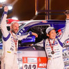 クラス優勝した三浦昂選手とLaurent Lichtleuchter選手