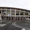 会津鉄道会津田島駅。2021年11月にはDE10 1099とC11 325が展示された。