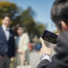 乗務員がカメラマン役も