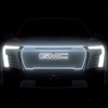 GMC シエラ のEVのティザー写真