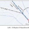 前潟駅の位置。イオンモール盛岡の北側に位置する無人駅。盛岡駅からひとつ目の駅となる。