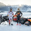 マックス・フェルスタッペンが新たなカーナンバー#1をつけて氷上走行