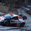 2022年WRC開幕戦モンテカルロを走る#18 勝田貴元（トヨタ GRヤリス Rally 1）。