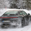 ポルシェ 911 改良新型プロトタイプ（スクープ写真）