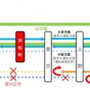 5月21日22時～終電の運行計画。4番線が線路移設されるため、隣接する東海道線の東京～品川間が運休となる。また、関係各線の一部で発着時刻が変更される。