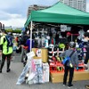 自転車アイテムお買い物風景