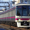 8000系の準特急（展示予定同型車）。