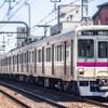 7000系の準特急（展示予定同型車）。