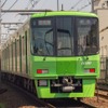 8000系の準特急（展示予定同型車）。
