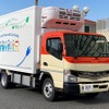 キユーソー流通システムに納車されたeキャンター 庫内乾燥機能付冷凍冷蔵車