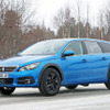 プジョー308SWをベースにした 新型クーペSUV 開発車両（スクープ写真）