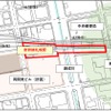 新幹線札幌駅の工事位置。