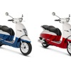 ジャンゴ 125 エバージョン（ディープオーシャンブルー）とジャンゴ 150 エバージョン ABS（ドラゴンレッド）