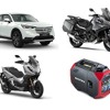 レッドドットアワード プロダクトデザイン2022を受賞したホンダの4製品（左上：HR-V、右上：NT1100、左下：ADV350、右下：EU32i）