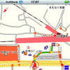 全力案内！のiPhone向けアプリにGPS ナビ機能を追加