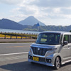 スズキ スペーシアカスタム HYBRID XSターボで3600km。鹿児島・薩摩半島南部の火口湖、池田湖にて。