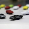 マセラティオフィシャルスーパーカー消しゴム。特別に塗装したもの（オートモビルカウンシル2022マセラティジャパンブース）