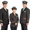 箱根登山バスの制服。基本的な仕様は鉄道用と同じ。