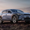 スバルの現行ラインナップでのEV、ソルテラ。トヨタ自動車の工場で生産されている。
