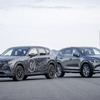 マツダ CX-60 プロトタイプ（向かって左）とCX-5