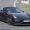 ポルシェ 718スパイダー RS プロトタイプ（スクープ写真）