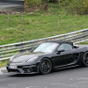 ポルシェ 718スパイダー RS プロトタイプ（スクープ写真）