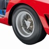ゴム製のタイヤと精密なスポークホイール