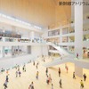 新幹線札幌駅と直結する仮称「新幹線アトリウム」のイメージ。