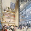 仮称「駅前広場アトリウム」のイメージ。