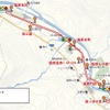 走行ルート：塩原支所～塩原温泉バスターミナル～湯っ歩の里（片道約1.8km）