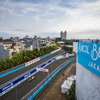 ジャカルタではビーチ沿いにサーキットが設けられた