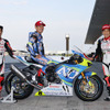 Team ATJ 日本郵便の（左から）高橋裕紀、岩田悟、小山知良