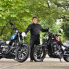 ヤマハ ボルト（左）とホンダ レブル1100（右）