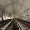羽沢横浜国大～新横浜間にある羽沢トンネルの工事状況。