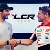 アレックス・リンス選手（左）とルーチョ・チェッキネロ氏（右）