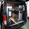 多数の工具の運搬用に収納に特化した展示車両