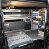 多数の工具の運搬用に収納に特化した展示車両