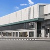 「桜並木」駅のイメージ。「在りし日の豊かな自然に想いをはせ、優しく芽吹く街のエントランス」をデザインコンセプトとし、白をベースに若緑色のアクセントカラーを配したものとなる。駅には改札口2か所、エレベーター4基、エスカレーター8基が設置される。