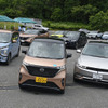 試乗会用に集められた最新のEV・PHEV（第9回 ジャパンEVラリー）