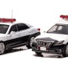 RAI'S 1/43 トヨタ クラウン アスリート（左）/ロイヤル（右）警察パトロール車両