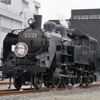 本線の営業列車で初めて重連運用に就くC11 123。