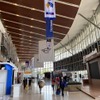 ICEのメインロビーにはタイヤなどパーツメーカーが軒を連ねる