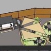 COCOONひろば平和島の概要。1：HEIWAJIMAタイニーハウス（シェアスペース，シェアオフィス）、２：えきまえリビング（地域イベントスペース）、3：フードトラック、4：駅前モビリティステーション 大田区コミュニティサイクル、5：みんなの掲示板（地域情報発信）