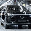 メルセデスベンツの米国アラバマ州タスカルーサ工場で生産を開始した EQS SUV