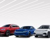 BYDの欧州ラインナップ。左から『TANG』、『HAN』、『ATTO 3』