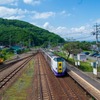 根室本線新得駅と根室本線のキハ261系1000番台特急型気動車。札幌～帯広間など都市間輸送は好調だったが、根室本線帯広～釧路間では新車投入の減価償却費が増え、唯一収支が悪化した。