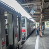 現在、留萌駅では唯一、列車が発着する1番線ホーム。留萌～増毛間の廃止前はここで車両の増解結が行なわれていた。2016年9月。