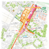 御代志地区土地区画整理事業の概要。