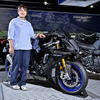 ヤマハ発動機でテストライダーを務める、元レーサーの中山愛理さん